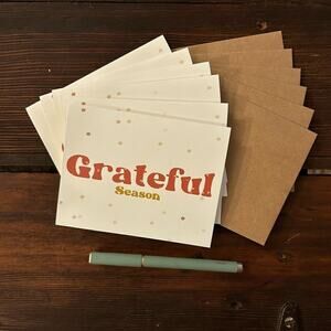 Thanksgiving Greeting Cards Fall Autumn Blank Cards Tablescape